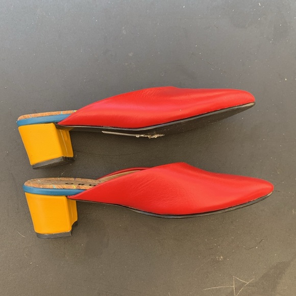 Red Women's Mules - Picture 7 of 15